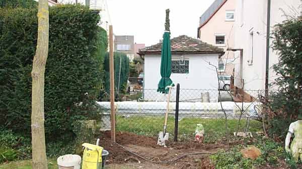 Hecke am laufenden Meter: Einbau 1