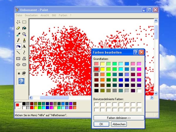 Microsoft Paint unter Windows XP