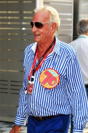 Jenson Buttons Vater John hat auch was zu feiern - seinen 70. Geburtstag.
