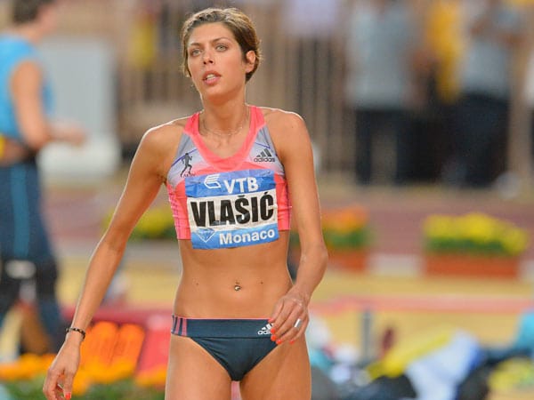 Kroatiens Hochsprung-Star Blanca Vlasic, mit 2,08 Meter zweitbeste Springerin der Geschichte, fehlt wie schon bei Olympia wegen einer Fußverletzung.
