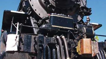 Während sich das Eisenbahnnetz in Nordamerika rasant entwickelte, wurden auch die Lokomotiven größer und schneller.