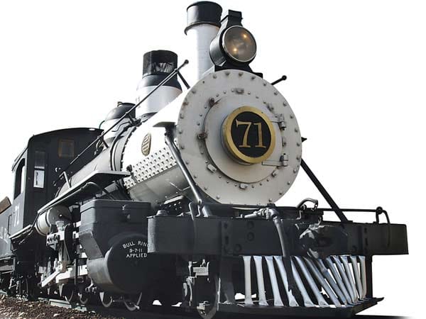 Diese Lokomotive war auf den Strecken der "Colorado Central Railroad" im Südwesten der Vereinigten Staaten im Einsatz.