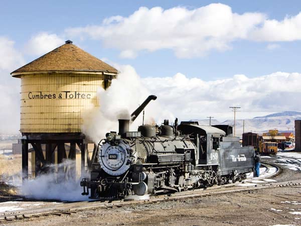 Einst versorgte diese Lokomotive die kleinen Bergbaustädte in den südlichen Rocky Mountains, heute zieht sie Museumszüge.
