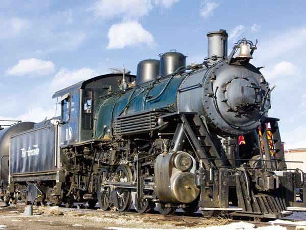 Die "American Locomotive Company" baute diese Dampflok 1910 für die Lake Superior and Ishpeming Railroad.