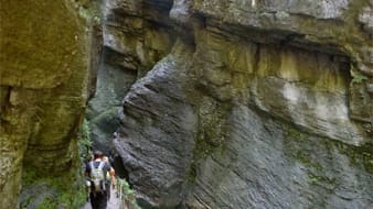 Weg durch die Partnachklamm.