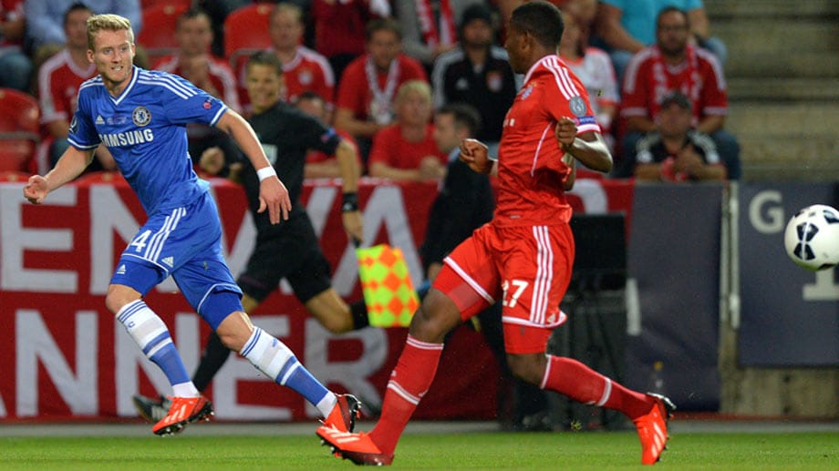 Chelseas Neuzugang Andre Schürrle läuft zum ersten Mal in einem internationalen Finale für das Mourinho-Team auf.