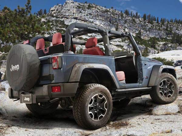 Durch das bei Jeep „Rock-Trac“ genannte Allradsystem lässt sich der Vierradantrieb mit Geländeuntersetzung zuschalten.