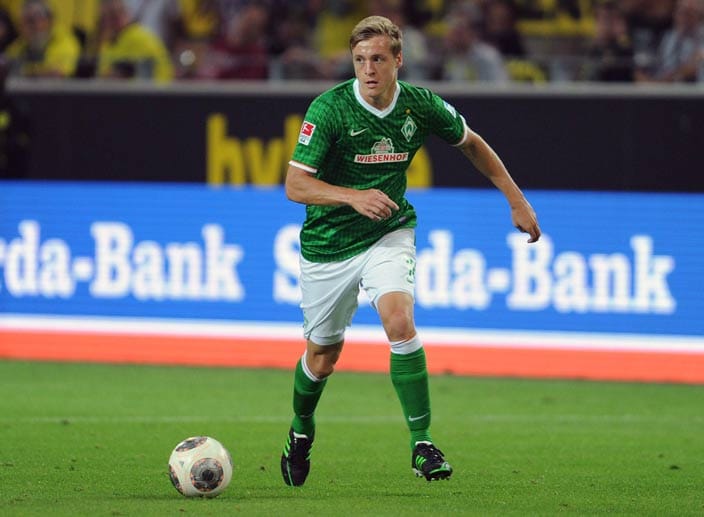 Platz 5: Felix Kroos vom SV Werder Bremen sprintete schon mit 34,8 Stundenkilometern an seinen Gegenspielern vorbei.
