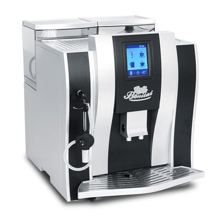 Für den kleinen Geldbeutel empfiehlt sich der Kaffeevollautomat „Cubestar“ von Cafe Bonitas für etwa 300 Euro.