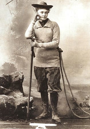 Bergsteiger-Pionierin Annie Peck Smith.