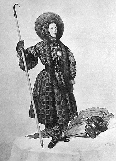 Henriette d’Angeville bestieg 1838 den Mont Blanc.