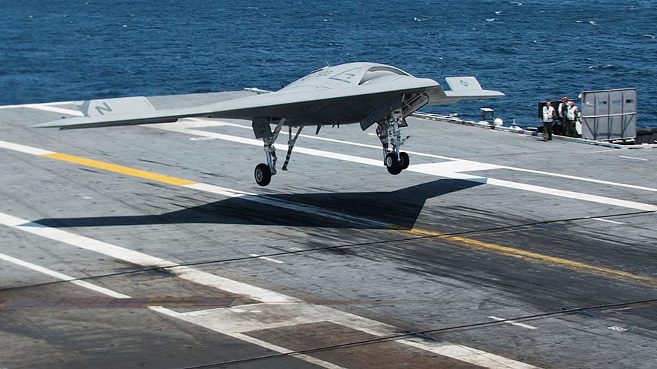 USA, Militär, Flugzeugträger, Drohne