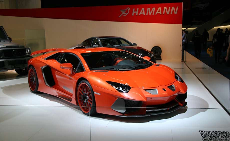 Der Lamborghini Aventador erfreut sich bei Tunern generell großer Beliebtheit. Hier der Hamann Nervudo.