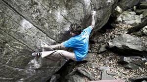 Bouldern: Klettern in Absprunghöhe.