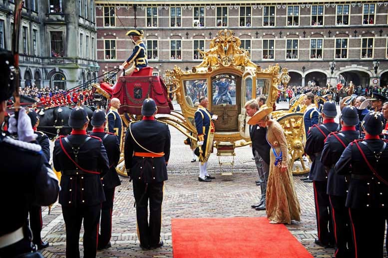 König Willem-Alexander und Königin Máxima eröffnen in Den Haag offiziell das neue parlamentarische Jahr.