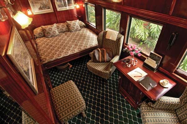Wohnen auf Schienen: Die Kabinen und Suiten sind luxuriös ausgestattet. Die Fahrt kostet um die 1300 Euro.