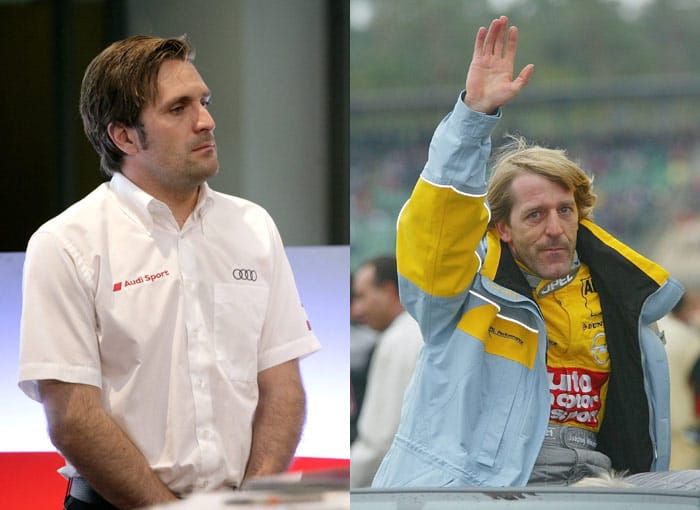 Die Brüder von Manfred, Thomas (li.) und Joachim, waren ebenfalls aktive Rennfahrer.