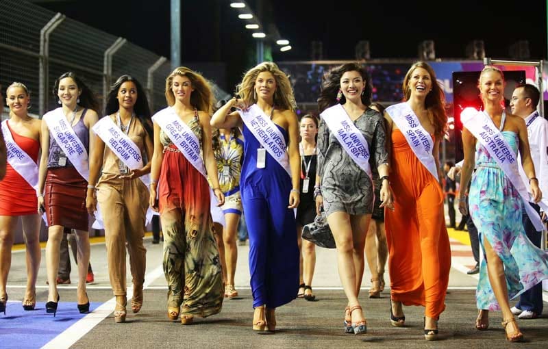 Die Schönheiten der Miss-Universe-Wahl sind am Qualifying-Abend zur Strecke gekommen.