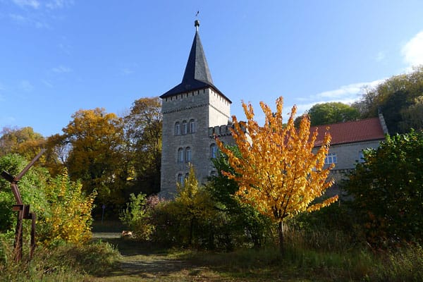 Wandern auf dem Huysburg-Rundweg: Schloss Röderhof.