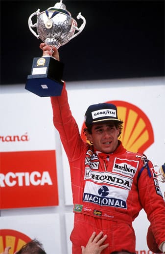 Ayrton Senna rangiert mit seinen drei WM-Titeln nicht ganz oben auf der Liste, ist aber für viele der Größte aller Zeiten.