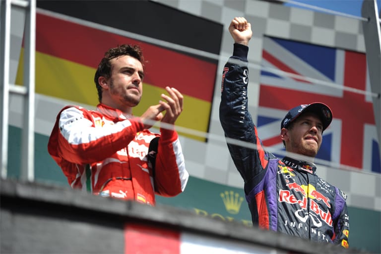 Kanada: Vettel holt sich souverän seinen ersten Sieg in Nordamerika. Alonso rettet mit tollen Manövern immerhin noch Rang zwei.