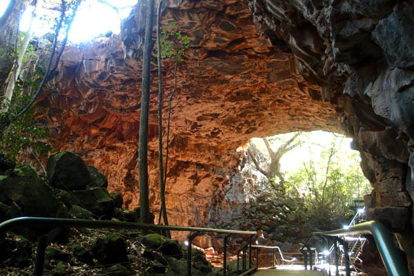 Lava-Höhlensystem im Undara Nationalpark in Australien.