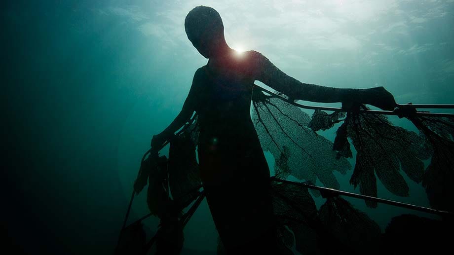 "Resurrection" (dt. "Wiederauferstehung") heißt diese neue Skulptur in Mexikos Unterwassermuseum