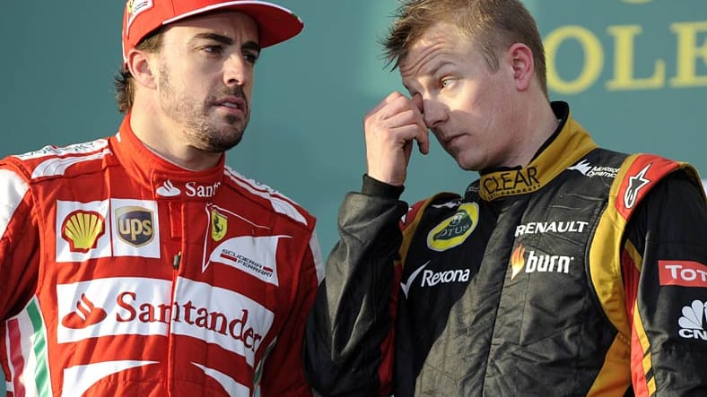 Ferrari: Fernando Alonso ist bis 2015 an die Scuderia gebunden. Felipe Massa muss sein Cockpit für Kimi Räikkönen räumen, der mit dem Spanier eine schlagkräftige Doppelspitze bilden soll.