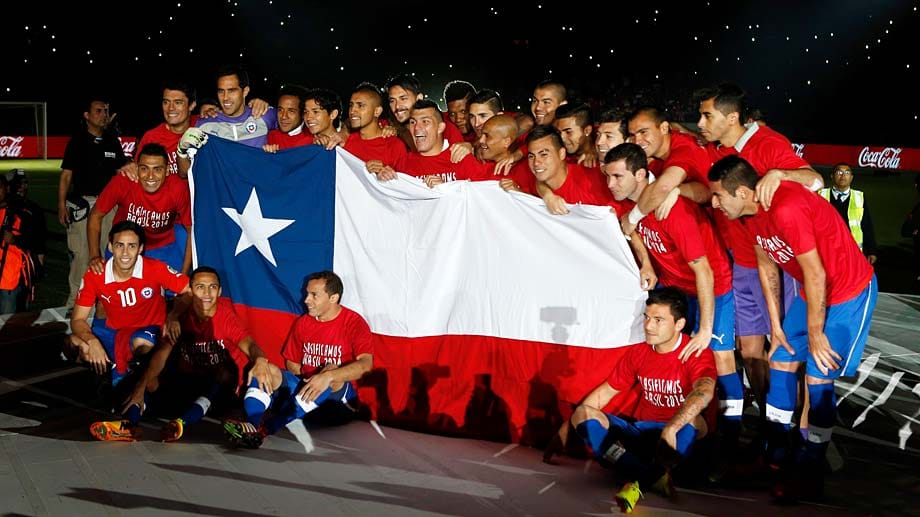 Am letzten Spieltag der Südamerika-Qualifikation hat sich auch Chile das Ticket zur WM 2014 in Brasilien gesichert.