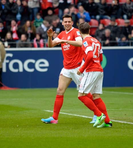 Auch in Mainz hatten die Fans bereits wenige Sekunden nach Anpfiff Grund zum Jubeln. Am 30.03.2013 traf Adam Szalai nach 12 Sekunden ins Werder-Tor.