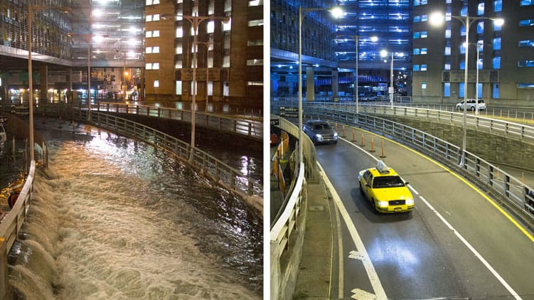 USA, New York, Hurrikan "Sandy", Brooklyn