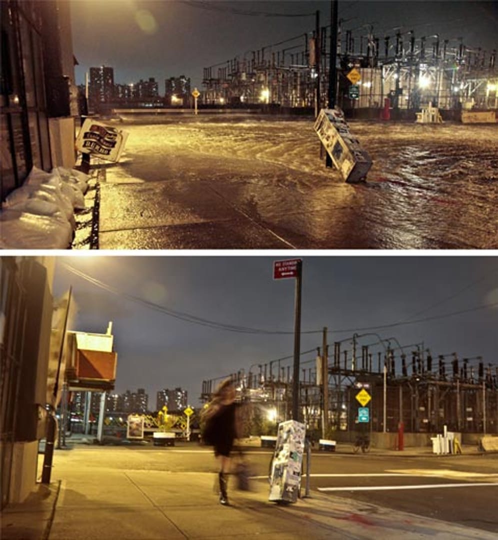 USA, New York, Hurrikan "Sandy", Brooklyn
