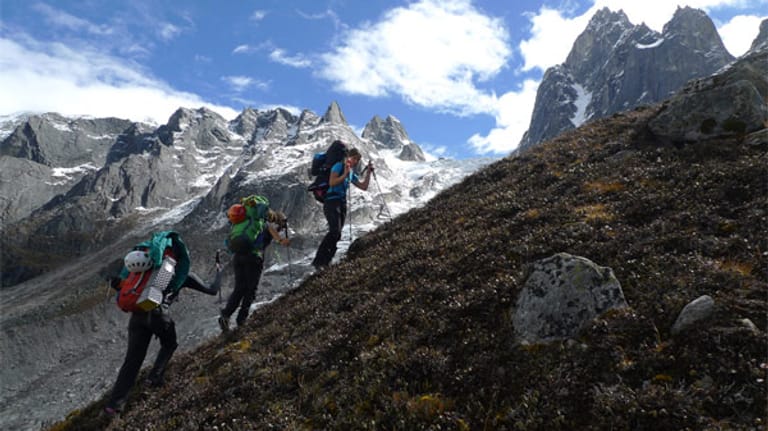 Damen-Expeditionskader des DAV im Himalaya.