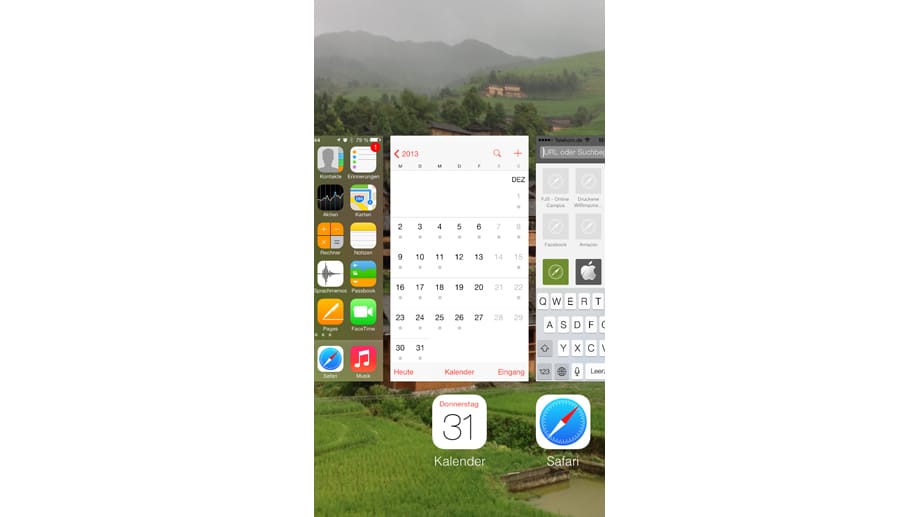 Multitasking-Funktion in iOS 7