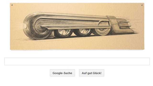 Google Doodle für Raymond Loewy.