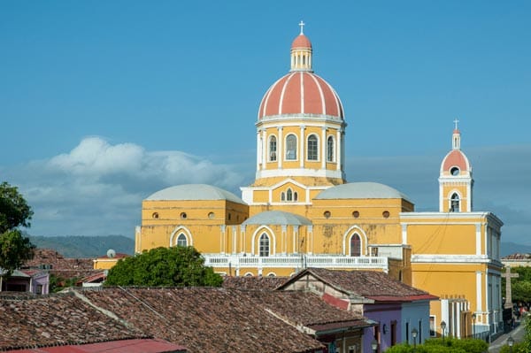 Nicaragua: Kathedrale von Granada.