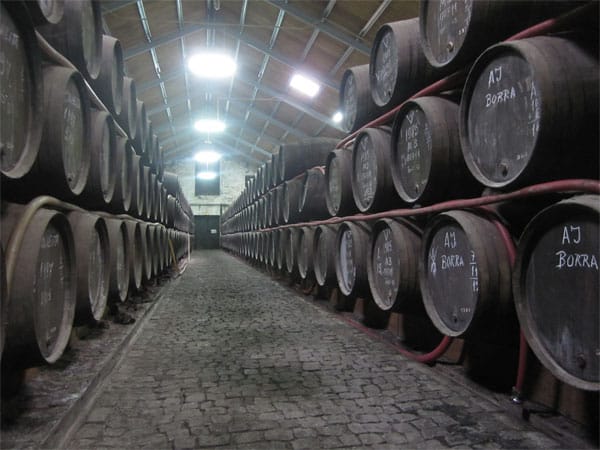 Einige Weinfässer lagern am Hauptsitz von Niepoort in Vila Nova de Gaia. Große Mengen werden jedoch direkt in der Quinta vor Ort ausgebaut.