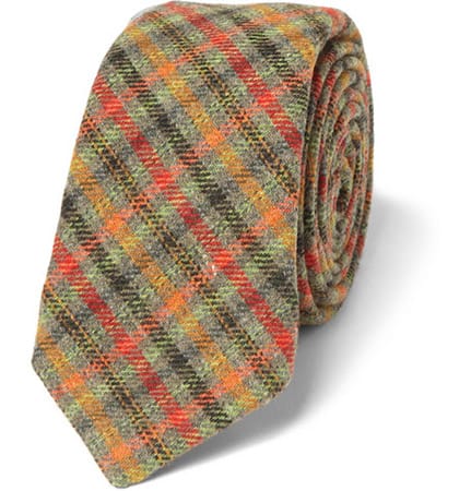 Passt im Herbst zu dem sich verfärbenden Laub oder an einem sonnigen Frühlingsabend: Diese Krawatte von Alexander Olch gibt es für 145 Euro zu kaufen.