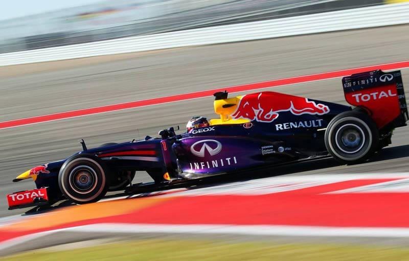 Sebastian Vettel entscheidet das dritte Training in Austin/Texas für sich.