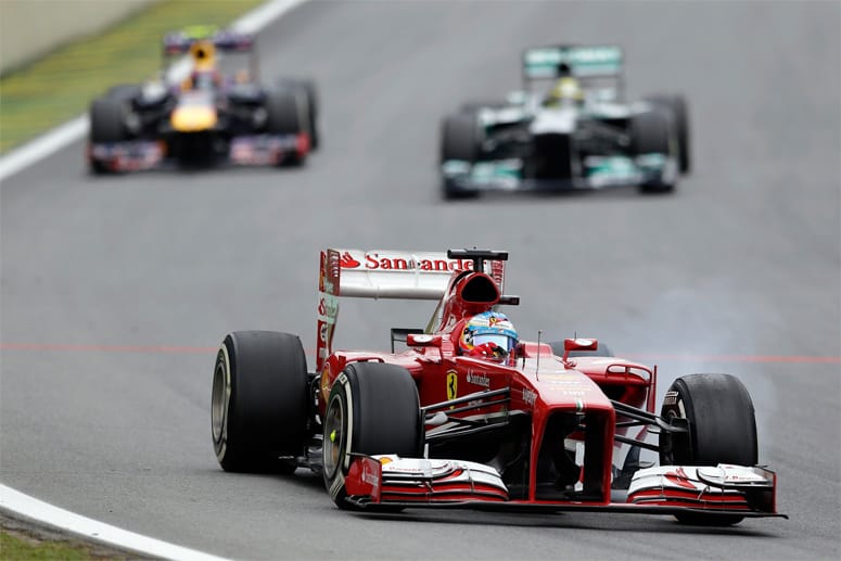 Fernando Alonso ist überraschend schnell unterwegs.