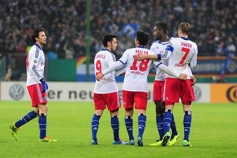 Am Ende hat jedoch nur der HSV Grund zum Jubeln. Hamburgs Ivo Ilicevic (85.) erzielt in der Schlussphase das 2:1 und schießt die Hanseaten so ins DFB-Pokal-Viertelfinale.