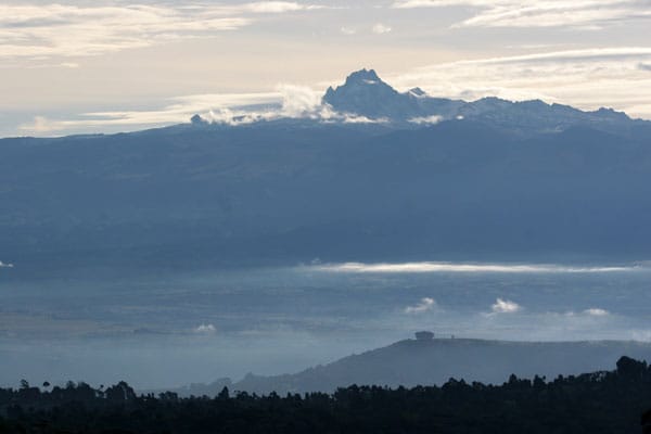 Mount Kenya in Kenia.