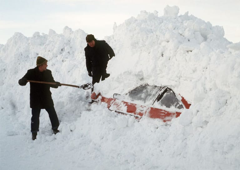 Foto-Serie: Die Schneekatastrophe 1978/79