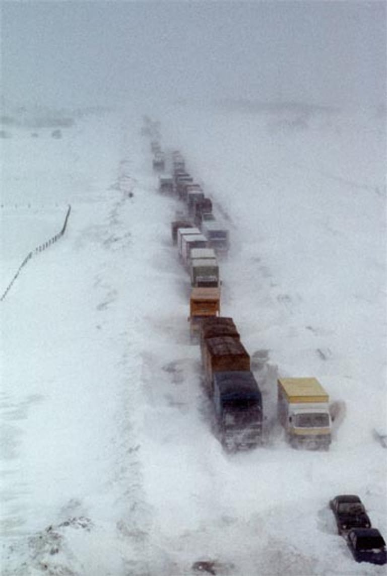 Foto-Serie: Die Schneekatastrophe 1978/79