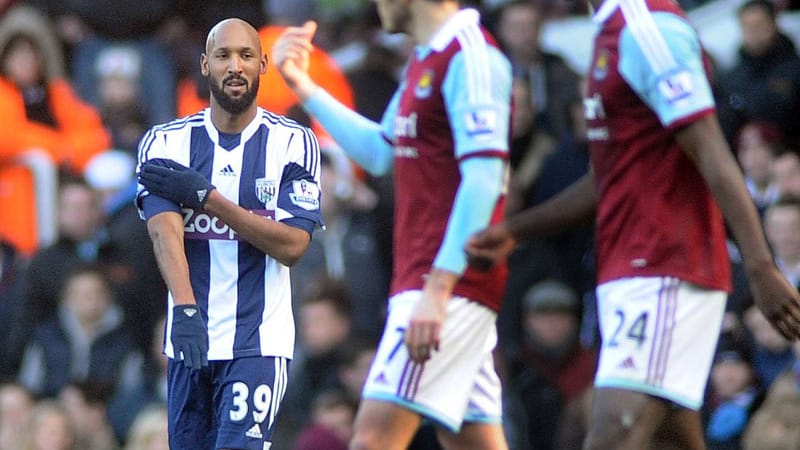Im Premier-League-Spiel seines Klubs West Bromwich Albion bei West Ham United schockiert der frühere französische Nationalspieler Nicolas Anelka mit seinem Torjubel. Der 34-Jährige legt die linke Hand auf den durchgestreckten rechten Arm - eine Geste, die in Frankreich mit Antisemitismus in Verbindung gebracht wird. Moshe Kantor, Präsident des Europäischen Jüdischen Kongresses, forderte eine Bestrafung Anelkas: "Diese Geste ist nichts anderes als ein nur weniger bekannter Nazi-Gruß."