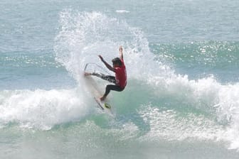 Surfer in Ericeira, Portugal.