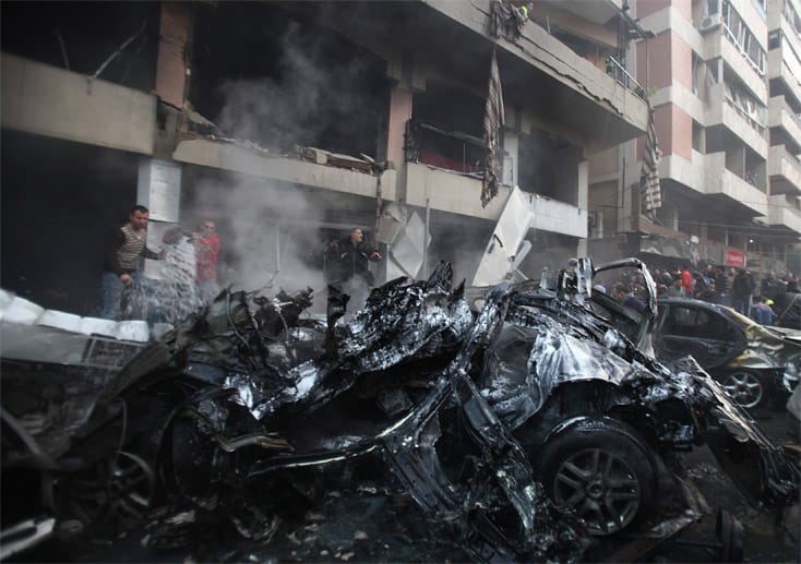 Der Süden der Metropole gilt als Hochburg der schiitischen Hisbollah-Bewegung. Der Süden der Metropole gilt als Hochburg der schiitischen Hisbollah-Bewegung.