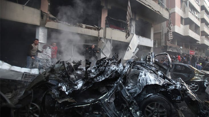 Der Süden der Metropole gilt als Hochburg der schiitischen Hisbollah-Bewegung.