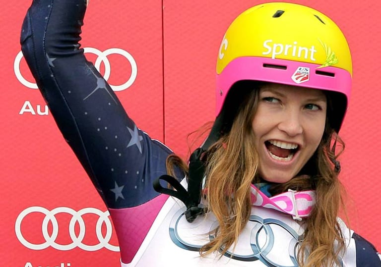 Julia Mancuso ist ein Hingucker. Mit einer olympischen Gold- und zwei Silbermedaillen ist sie eine der erfolgreichsten US-Skirennläuferinnen.