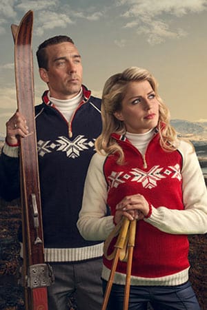 Ein echter Norweger-Pullover gehört in jeden Kleiderschrank. Die Traditionsmarke Dale of Norway stattet selbstverständlich die norwegischen Olympioniken aus.
